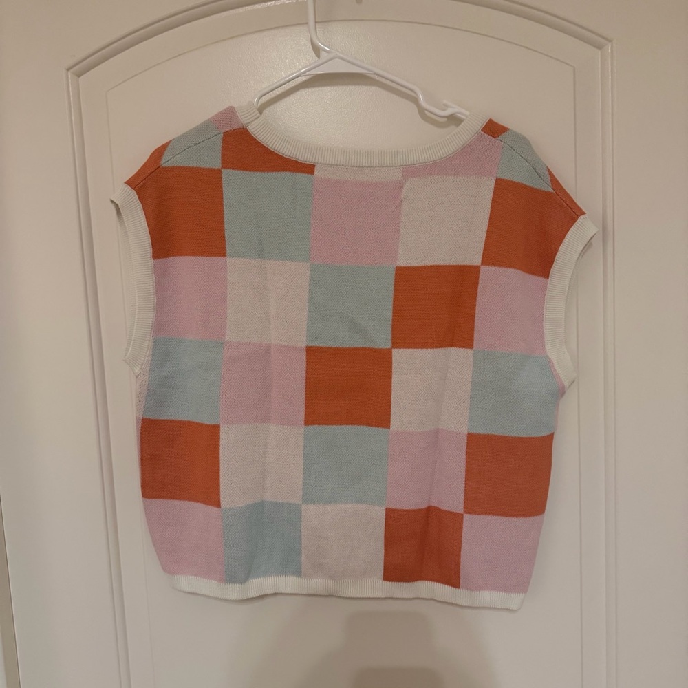 Colorful Checkered Top - Picture 2 of 4